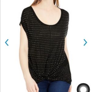 International Concepts Studded Twist-Front Shirt